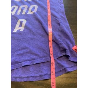 Y2K Lucky Brand Shirt Womens XS‎ Colorblock Purple Sporty 3/4 Sleeve READ thumbnail 10