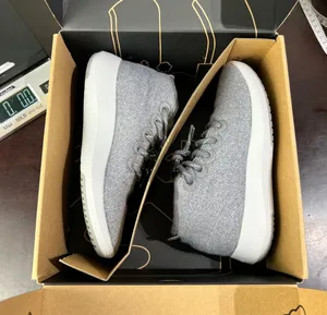NIB Allbirds Wool Runner-Up Mizzle Grey Water-Repellent Sneakers Size 6 thumbnail 1