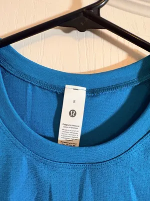 Lululemon Swiftly Tech Cropped Short-Sleeve Shirt 2.0 Hawaiian Blue thumbnail 5