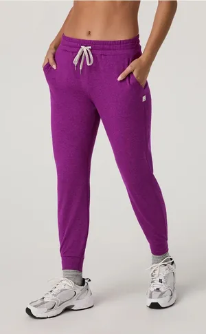 Vuori Performance Joggers Heather Magenta thumbnail 1