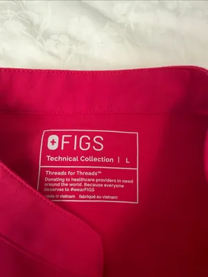 Figs Rafaela Oversized Scrub Top SzL fuchsia thumbnail 3