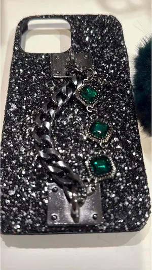 Iphone 13 pro max sparkly black case thumbnail 1
