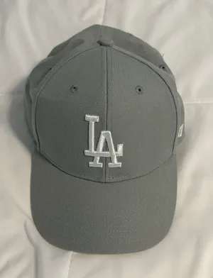 Gray LA Hat Urban Outfitters Dodgers Baseball thumbnail 1