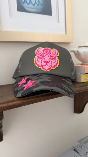 Camo trucker hat Gray thumbnail 2