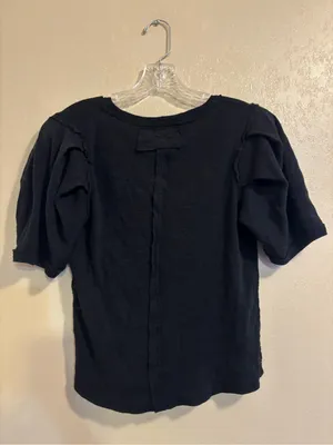 Free People We The Free Papaya Puff sleeve tee sz M thumbnail 2