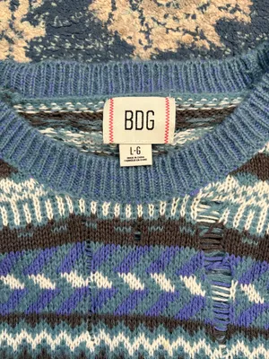 BDG distressed sweater thumbnail 2