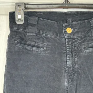 7 For All Mankind Black and Burgundy Corduroy Pants‎ Size 24 thumbnail 14