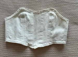 Adika White/Cream corset  thumbnail 1