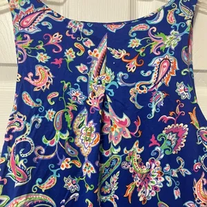 Lauren by Ralph Lauren Paisley Pintuck Dress thumbnail 4