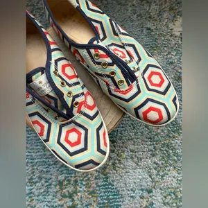 Kate Spade x Keds Champion Geo lace less slip on sneakers, size 6.5M thumbnail 4