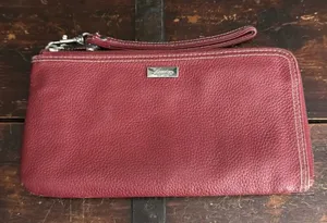 Brighton Red Leather Wristlet thumbnail 1