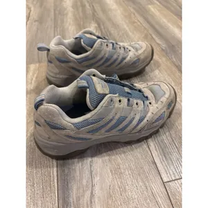 The North Face Womens Grey Blue Trail Hiking Shoes ABG3 T177 Size 7 thumbnail 2