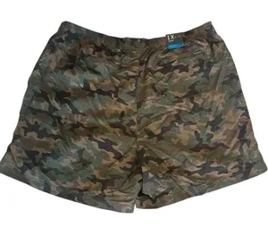 NWT COLUMBIA Camo Print Shorts Womens Size 1X Regular Fit Pockets and Drawstring thumbnail 1
