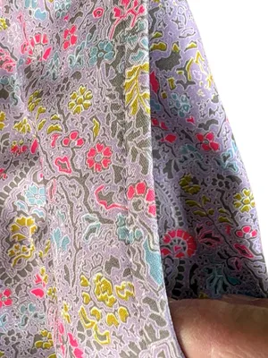 Like New Nike Golf Bermuda Shorts Lavender Floral Paisley Size 8 thumbnail 3