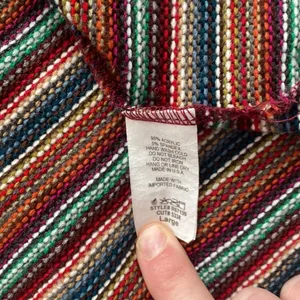 Rokoko long multicolored cardigan. thumbnail 5