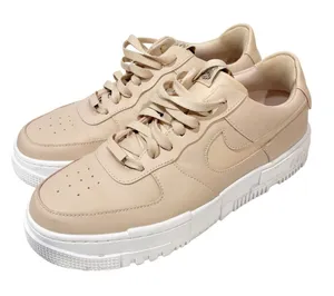 Nike Air Force 1 Size 10 Pixel Particle Beige Women's Low Top Sneaker‎ thumbnail 1