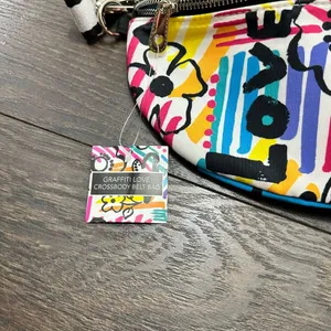 Brighton Women’s Graffiti Love Crossbody Belt Bag New thumbnail 2