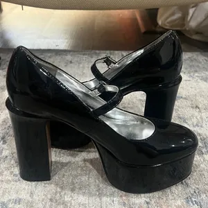FINAL PRICE Mix No. 6 Shiny Black Heels thumbnail 6