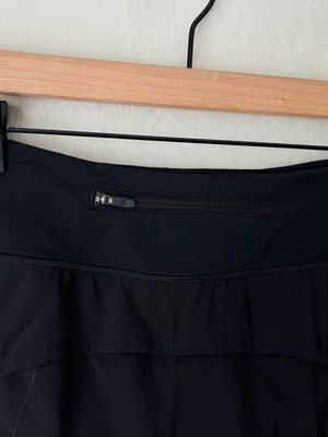 Lululemon speed up shorts black 4 long thumbnail 7