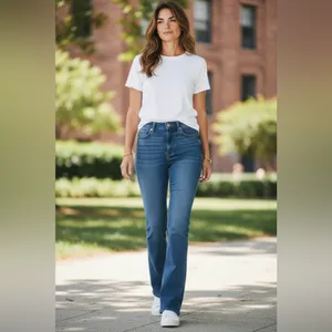 NWT Women’s Wrangler High Rise Bootcut Free to Stretch Blue 2/26 thumbnail 2