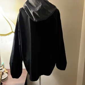 Victoria’s Secret Pink Gray and Black Hooded Windbreaker Size M/L thumbnail 9
