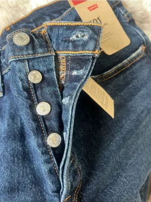 Levi's 501 Original NWT High Rise Straight Leg Jeans Dark Wash Women's Size 30 thumbnail 8