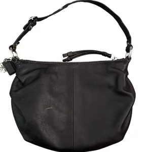 Coach Vintage Black/Brown Leather Mini Shoulder Bag thumbnail 3