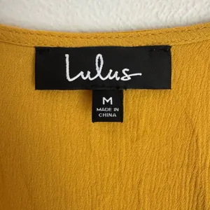Lulu's Yellow Short Sleeve V-neck Front Slit Maxi Dress thumbnail 6