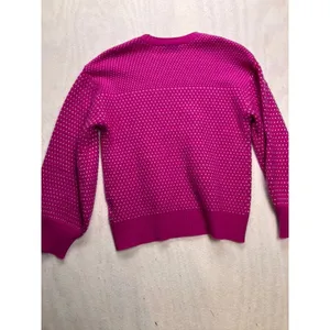Summersalt Sweater Womens Small‎ Pink Wool Cashmere Balloon Sleeve Crew FLAW thumbnail 13