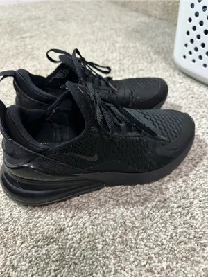 Nike Women's Black Breathable Air Max Athletic Sneakers thumbnail 4