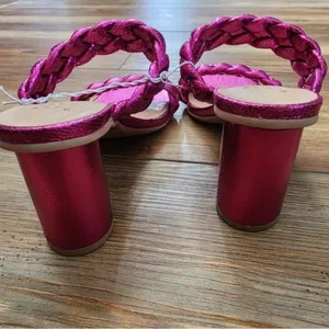 A New Day Braided Pink Heels thumbnail 3
