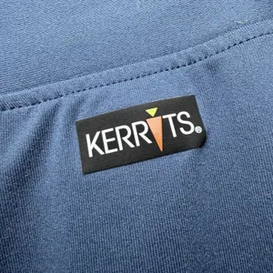 Kerrits Flow Rise Riding Tights Women L Navy Knee Patch Equestrian NWT 50200 thumbnail 9