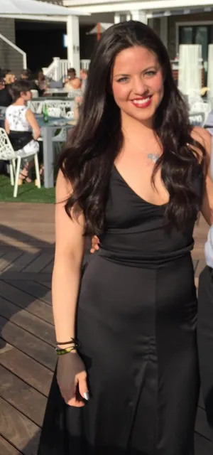 H&M Black Silk Dress thumbnail 2