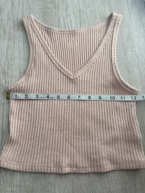 American Eagle V-Neck Crop Tank Top thumbnail 5