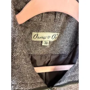 Brown Wool Blend Zip‎ Jacket Coat Women's Size 8 EU 38 Tailored thumbnail 4