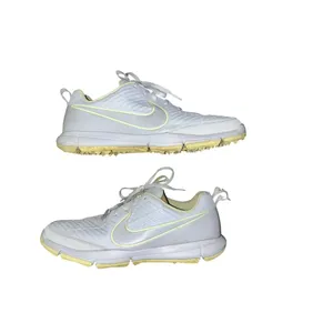 Nike Golf Shoes Womens 9.5 White Gray Lime AA1846-001 Spikeless Lace-Up thumbnail 11