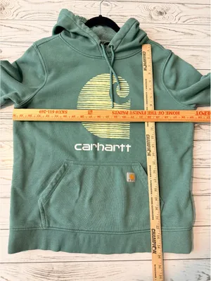 Carhartt Rain Defender Women’s Large Green Relaxed Fit Graphic Hoodie thumbnail 8