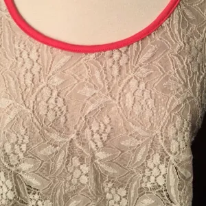 Monteau Los Angeles for Urban Outfitters Cream Lace Top thumbnail 3