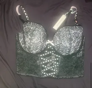 Victoria's Secret DREAM ANGELS corset Lightly-Lined Heritage Ribbon Slot Bra Top thumbnail 4