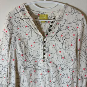 Maeve‎ Anthropologie Bethesda Floral Flannel Top Size Small thumbnail 3