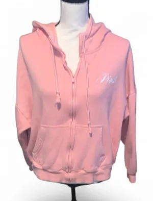 Victoria’s Secret Pink Light Pink Lounge Everyday Full Zip Hoodie Sweatshirt thumbnail 1