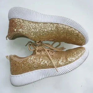 Anna 7 Gold Glitter Slip On Sneakers thumbnail 1