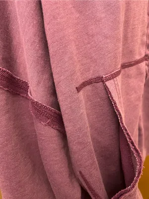 RARE Sample Full-Zip Heavy Hoodie Jacket with Bubble Hem, NWOT thumbnail 16