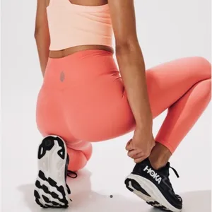 Free people movement never better 7/8 legging in coral medium thumbnail 4