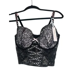 ✨Victoria's Secret Lightly-Lined Heritage Ribbon Slot Sz S-DD Bra✨ thumbnail 5