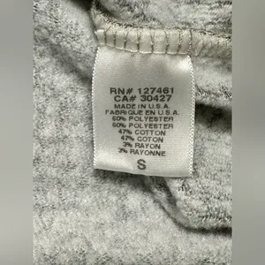 WILDFOX‎ Sweatshirt Hoodie Women’s Small Gray Oversized Lace Up Hutton USA Made thumbnail 10