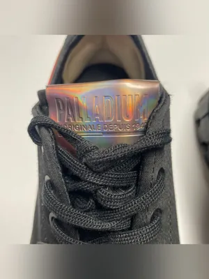 Palladium Revolt Lo Tx Black Low Fashion Sneaker Chunky. Canvas outer. Vegan. 8 thumbnail 10
