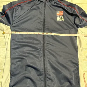 Team USA Jacket Navy and Red Jacket Blue Size M thumbnail 5