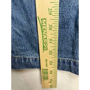 FUTURE COLLECTIVE Denim Shirt‎ Dress Short Sleeve Collared Button Front Blue S thumbnail 4