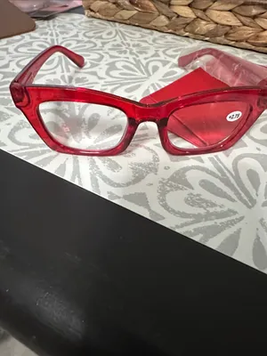 Red Reading Glasses with Matching Case thumbnail 5